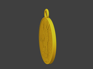 Donald trump Coin Biohazard Model do druku 3D