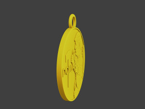 Donald trump Coin Biohazard Model do druku 3D