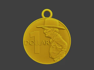 डोनाल्ड ट्रम्प सिक्का चरवाहा 3D प्रिंट मॉडल