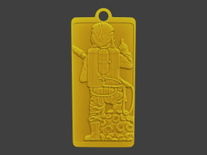 Donald trump Pin Biohazard Model do druku 3D