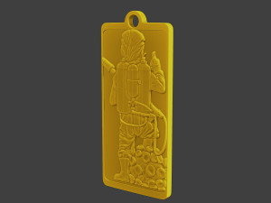 Donald trump Pin Biohazard Model do druku 3D