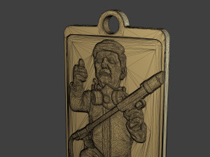 Donald trump Pin Biohazard Model do druku 3D