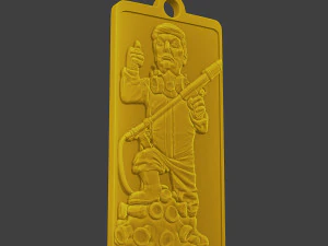 Donald trump Pin Biohazard 3D Print Model