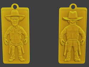 Donald trump Pin Cowboy 3D Print Model