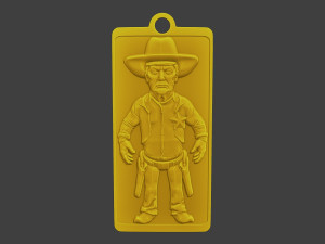 Donald trump Pin Cowboy Model do druku 3D