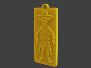 Donald trump Pin Cowboy Model do druku 3D