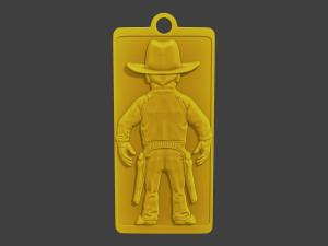 Donald trump Pin Cowboy Model do druku 3D