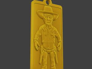 Donald trump Pin Cowboy Model do druku 3D