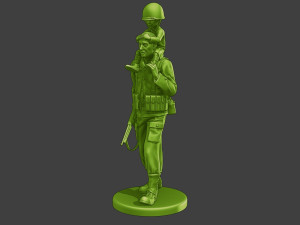 American soldier ww2 Child A15 Model do druku 3D