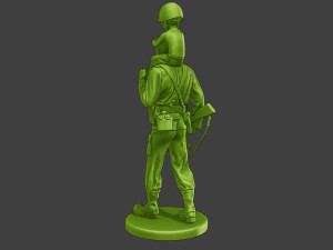 American soldier ww2 Child A15 Model do druku 3D