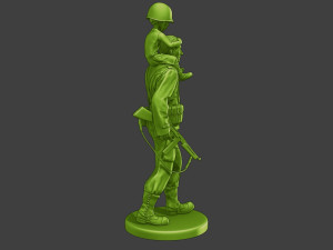 American soldier ww2 Child A15 Model do druku 3D