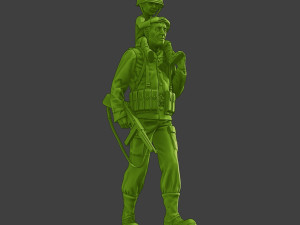 American soldier ww2 Child A15 Model do druku 3D
