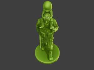 American soldier ww2 Child A15 Model do druku 3D