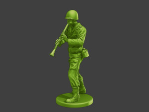 American soldier ww2 Clarinet A15 Modello di stampa 3D
