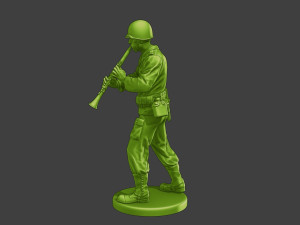American soldier ww2 Clarinet A15 Modello di stampa 3D