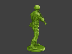 American soldier ww2 Clarinet A15 Modello di stampa 3D