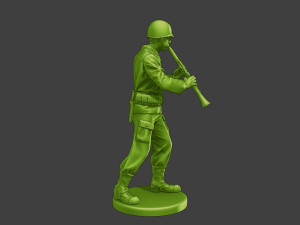 American soldier ww2 Clarinet A15 Modello di stampa 3D