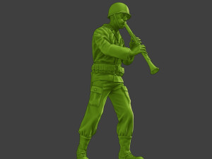 American soldier ww2 Clarinet A15 Modello di stampa 3D
