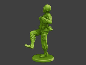 American soldier ww2 dance A15 3D-Druckmodell