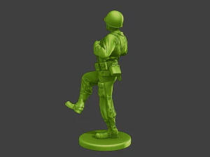 American soldier ww2 dance A15 3D Print Model
