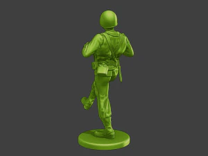 American soldier ww2 dance A15 3D Print Model