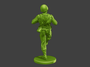 American soldier ww2 dance A15 3D-Druckmodell