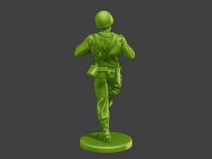 American soldier ww2 dance A15 3D Print Model