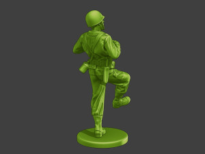 American soldier ww2 dance A15 3D-Druckmodell