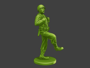 American soldier ww2 dance A15 3D-Druckmodell