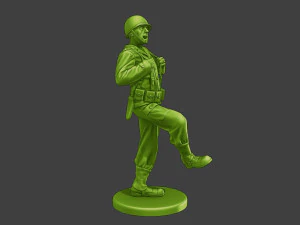 American soldier ww2 dance A15 3D Print Model