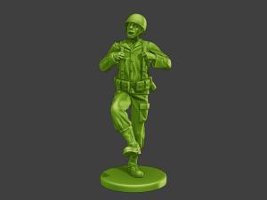 American soldier ww2 dance A15 3D-Druckmodell