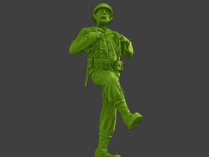 American soldier ww2 dance A15 3D-Druckmodell