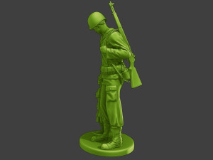 American soldier ww2 Save LG A15 3D प्रिंट मॉडल
