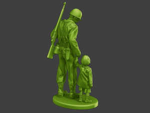 American soldier ww2 Save LG A15 3D प्रिंट मॉडल
