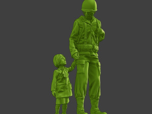 American soldier ww2 Save LG A15 3D प्रिंट मॉडल