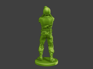 American soldier ww2 Trumpet A15 Modello di stampa 3D