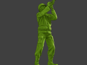 American soldier ww2 Trumpet A15 Modello di stampa 3D