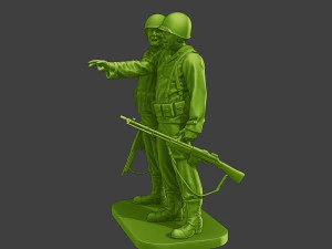 American soldiers ww2 laugh A15 3D Print Model