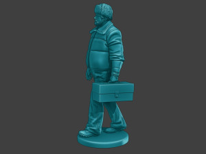 Actual Male Truck Driver AMTD 001 Model do druku 3D