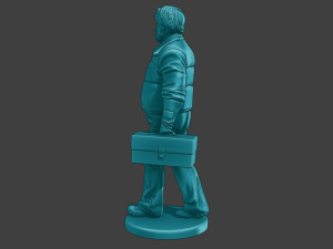 Actual Male Truck Driver AMTD 001 Model do druku 3D