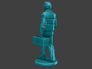 Actual Male Truck Driver AMTD 001 Model do druku 3D