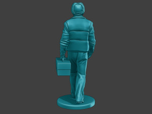 Actual Male Truck Driver AMTD 001 Model do druku 3D
