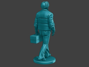 Actual Male Truck Driver AMTD 001 Model do druku 3D
