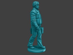Actual Male Truck Driver AMTD 001 Model do druku 3D