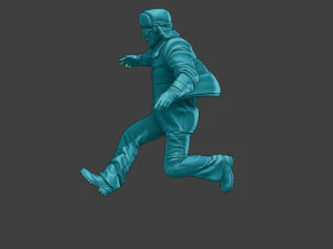 Actual Male Truck Driver AMTD 005 3D Print Model