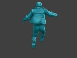 Actual Male Truck Driver AMTD 005 3D Print Model
