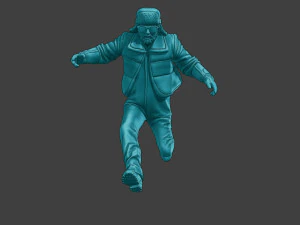 Actual Male Truck Driver AMTD 005 3D Print Model