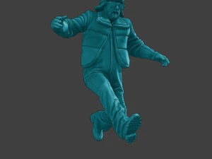 Actual Male Truck Driver AMTD 005 3D Print Model
