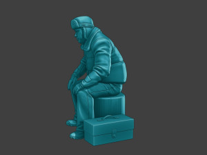 Actual Male Truck Driver AMTD 003 Modèles 3D en vedette
