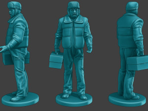 Actual Male Truck Driver AMTD 004 Modelo de impresión 3D